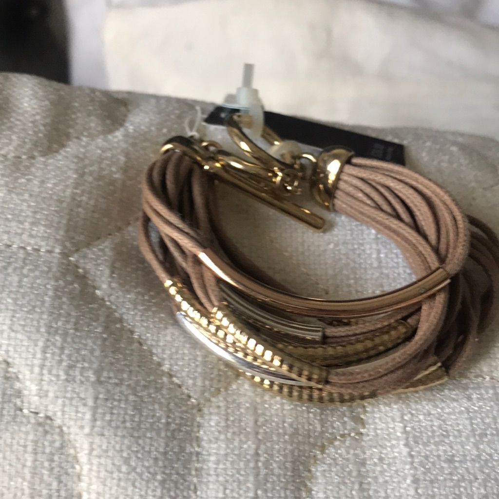 Beige Gold Bracelet.